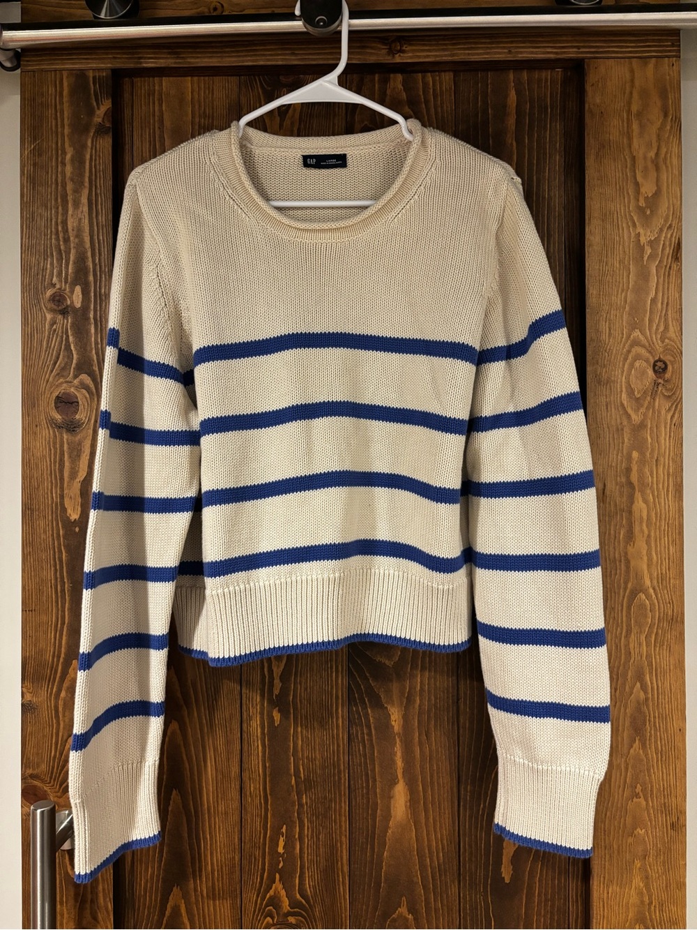 Gap 100% Cotton Striped Sweater Large